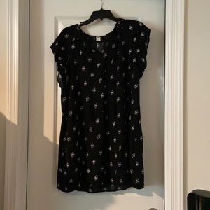 Black Floral Old Navy Dress